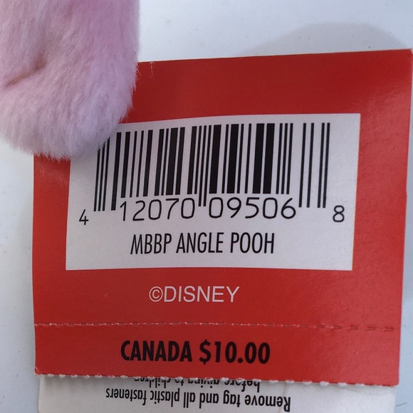 Valentine’s Day Winnie Pooh Angel Bean Bag Plush - Picture 4 of 5